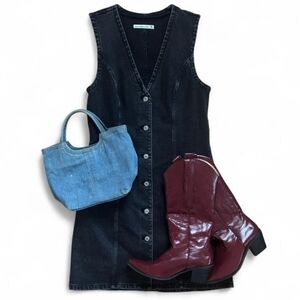 Abercrombie Mara Denim Mini Dress